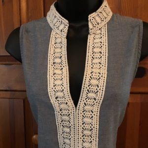 Dress size M light weight blue Jean material